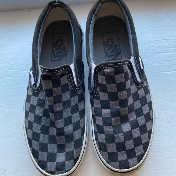 vans black pewter checkerboard